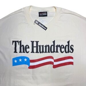 The Hundreds - Vintage 2000s USA flag holiday shirt